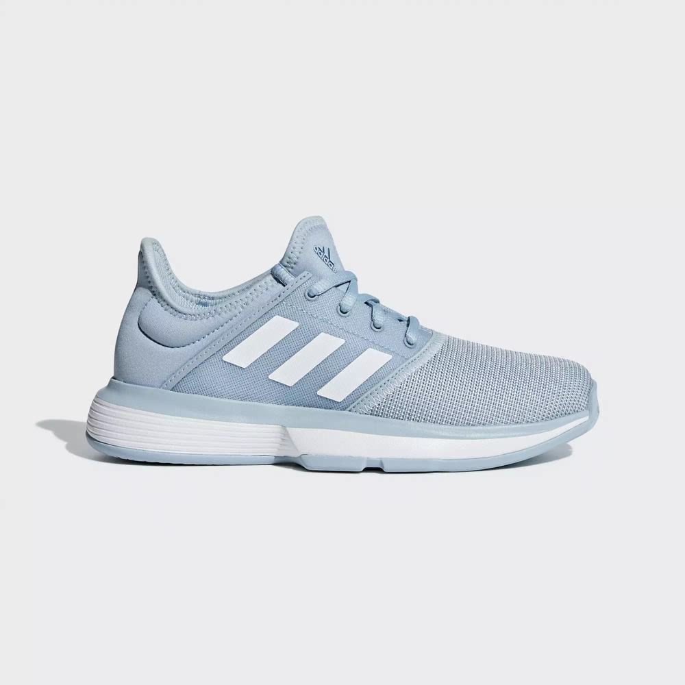 Adidas SoleCourt Boost Zapatillas De Tenis Azules Para Niño (MX-30751)